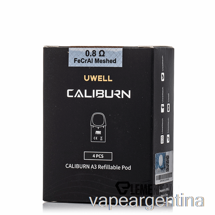 Uwell Caliburn A3 Vainas De Repuesto 0.8ohm A3 Fecral Vainas De Malla Vape Argentina